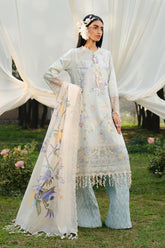 Unstitched Lawn 3 Piece Suit